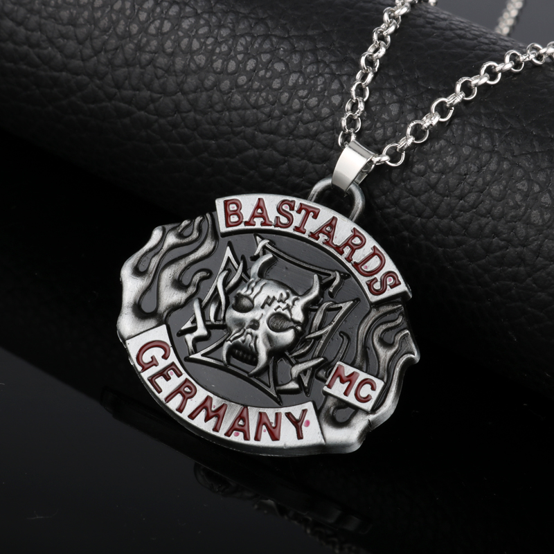 MC Germany Bandit Bandidos Rock Band Music Silver Necklace