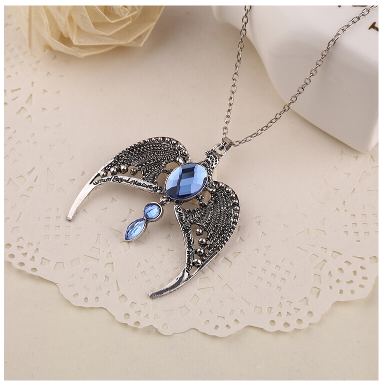 Ravenclaw vintage necklace Magic Academy lost crown jewelry/