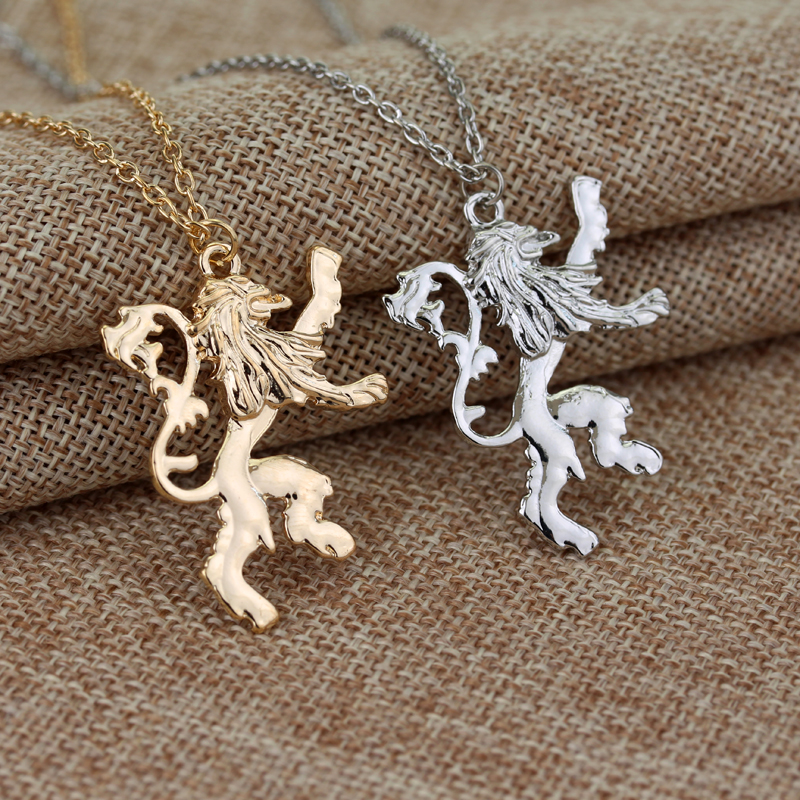 Game of Thrones Lannisters Pendant Silver necklace/