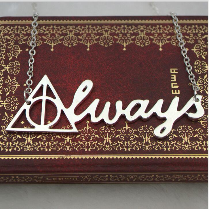Harry Potter Death Hollow Always Triangle Pendant Necklace