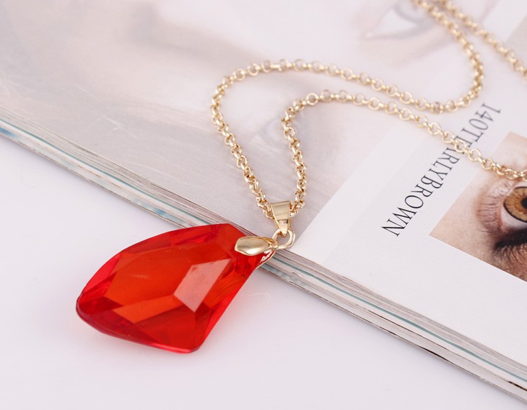 Harry Potter The Sorcerer’s Red Crystal Magic Philosophers Stone Necklace