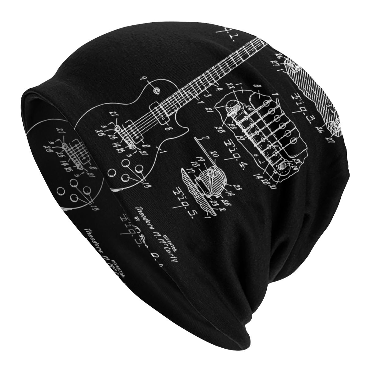 Electric Guitar Music Beanies Beanies,Unisex,Caps,Bonnet ,Hats /