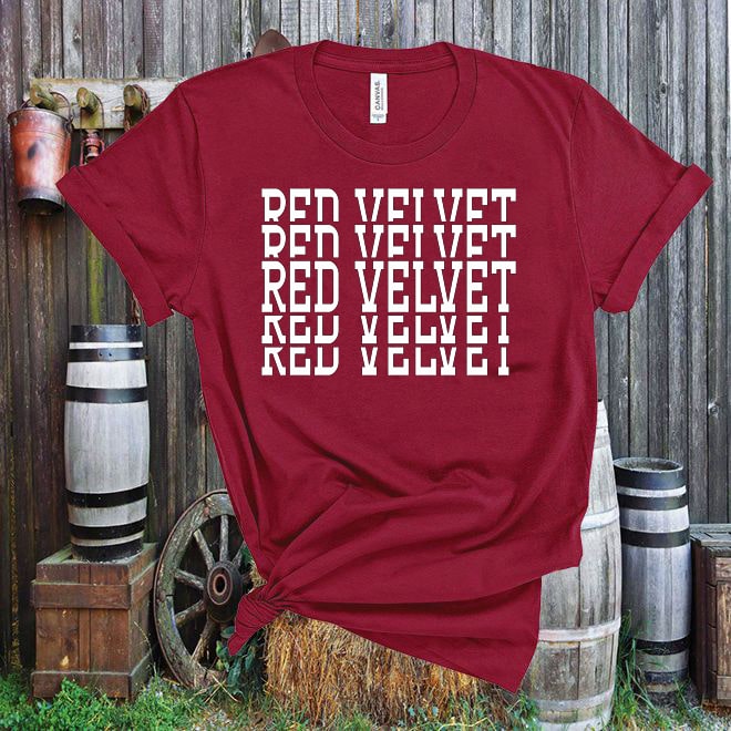 RED VELVET,Red Velvet Lyric Men Women T Shirt/