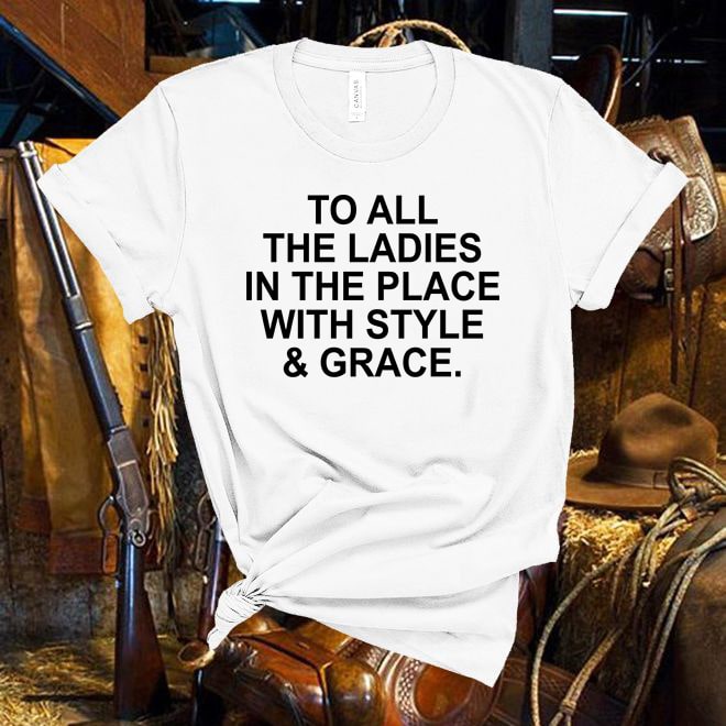 Notorious B.I.G. To All The Ladies In The Place Lyric Shirt