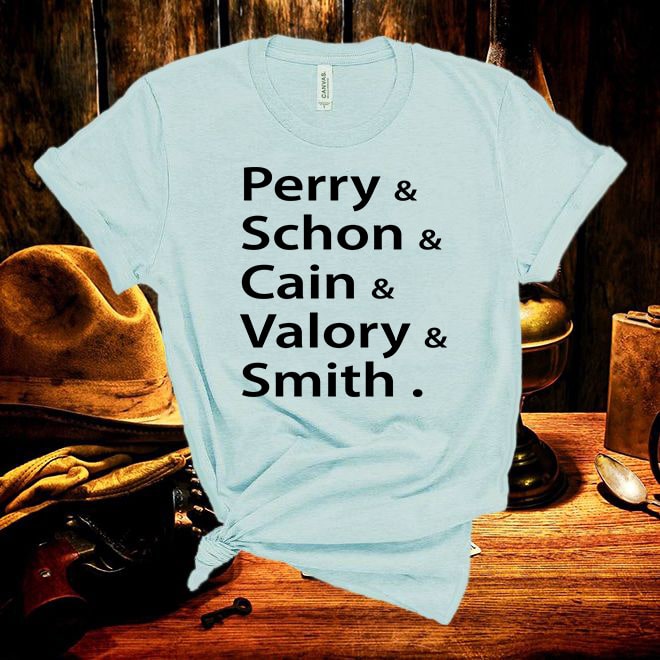 Perry,Schon,Cain,Valory,Smith,Classic Soft Rock Band Tee
