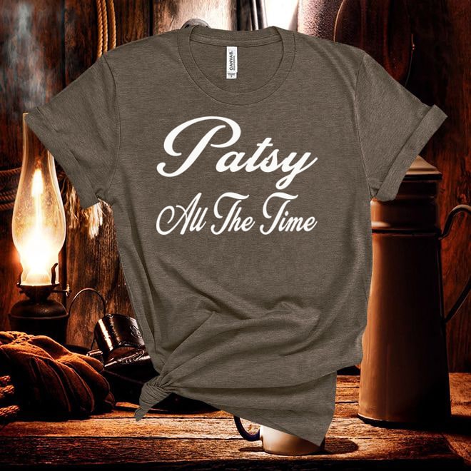 Patsy Cline country Lyrics Tshirt All The Time Lyrics Tshirt