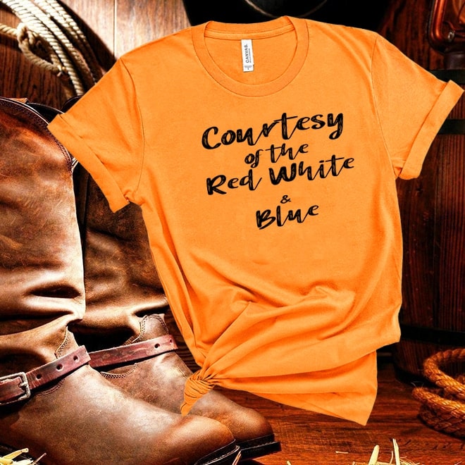 Toby Keith Courtesy of the Red White & Blue Country Music Tshirt/