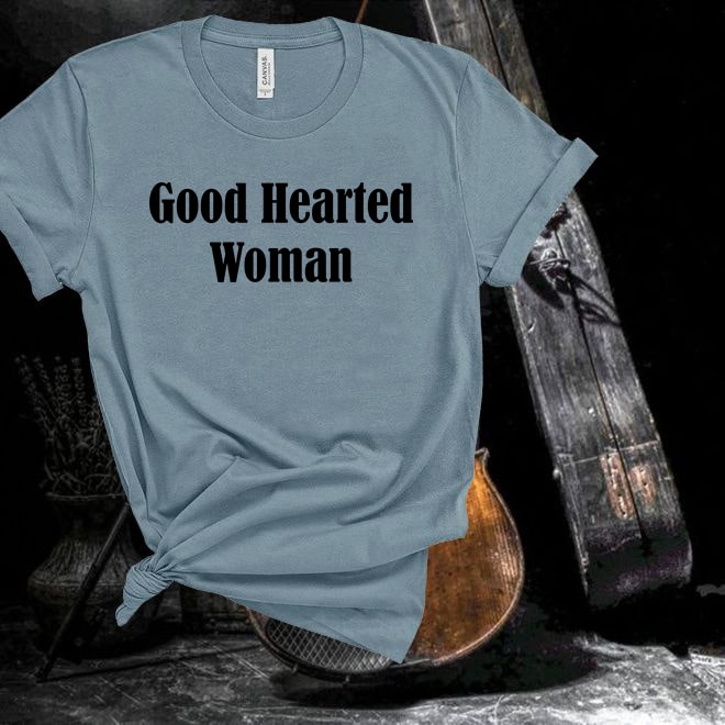 Waylon Jennings Good Hearted Woman Country Music Lyrics Tshirt