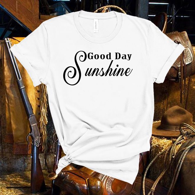 The Good Day Sunshine Boutique Style ,Song, Lyrics Tee/