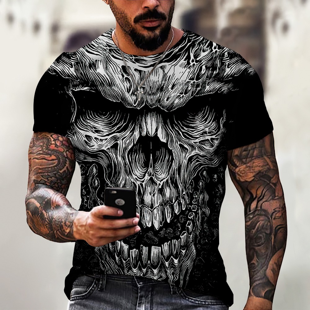 Vampire Shredder Skull T shirt