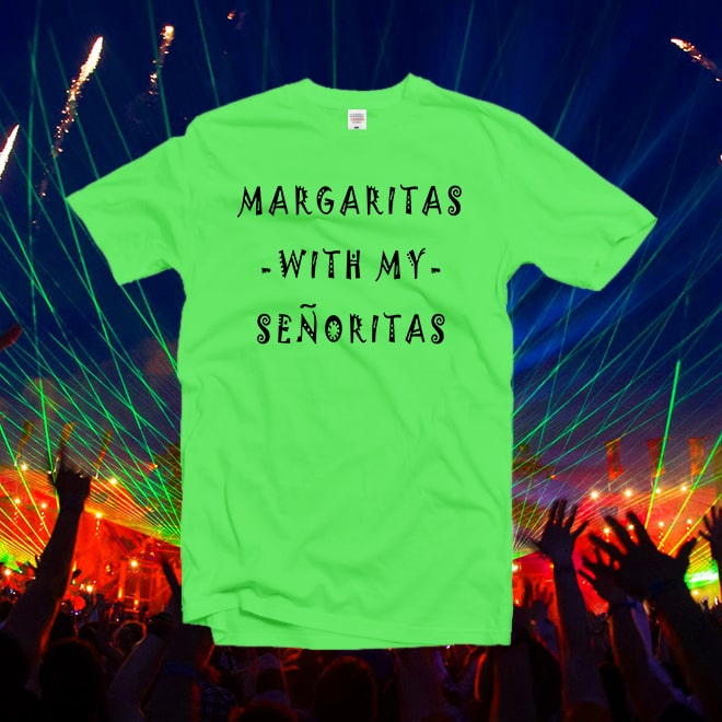 Margaritas with my Senoritas tshirts,Bachelorette Party tshirts/