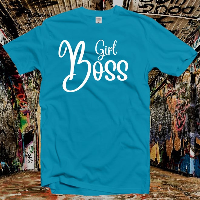 Girl Boss Tshirt,Women funny graphic shirt,Women’s Gym Shirt