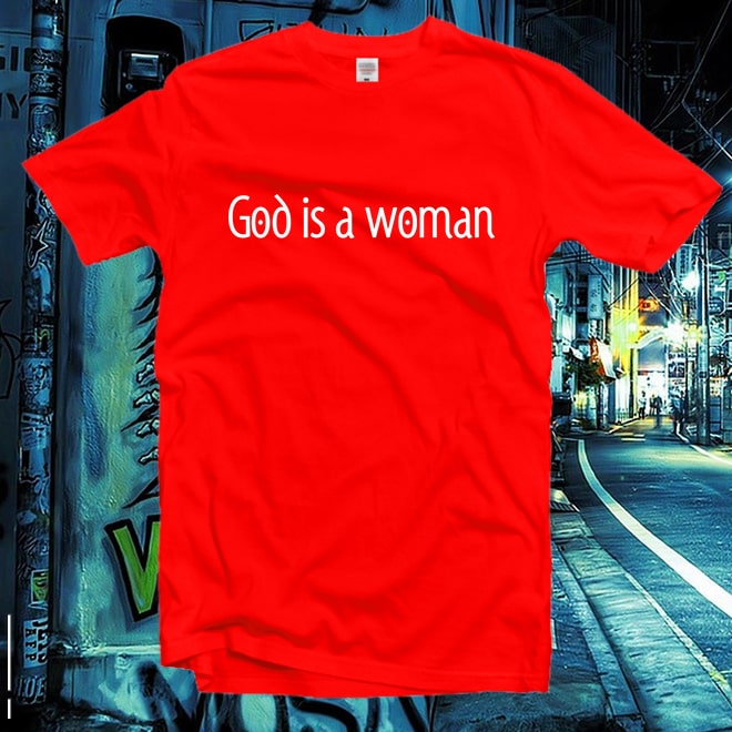 God is a woman Tshirt,Woman up,Motivational shirt,Feminist slogan tshirt