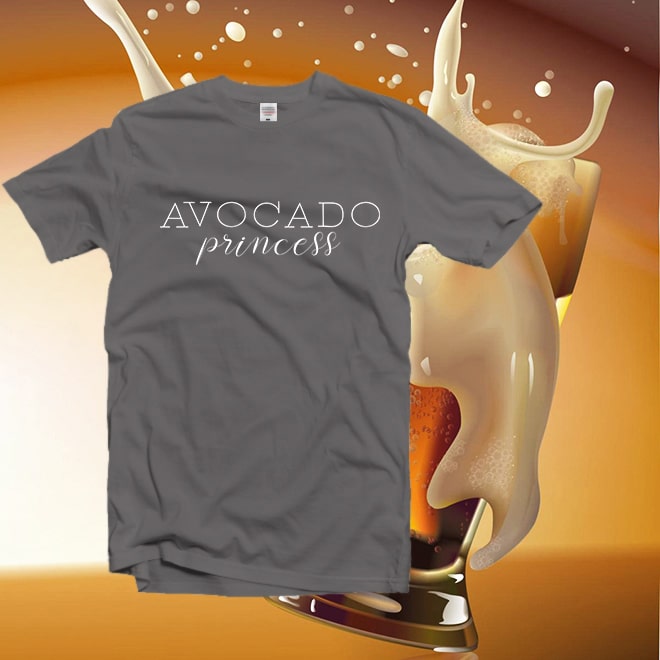 Avocado princess shirt,graphic tee, women tshirt,vegan shirts,funny t shirts/