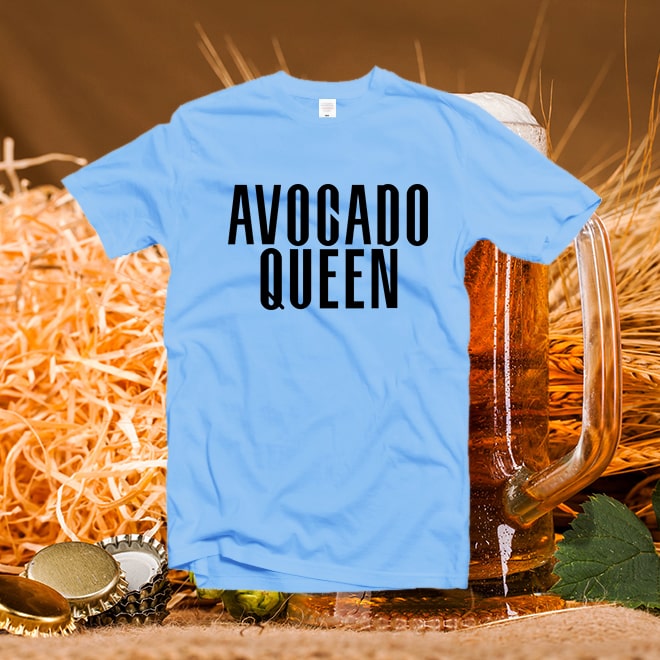 Avocado Queen,Vegan shirt,Slogan shirt,Funny Women shirt,Avocado shirt