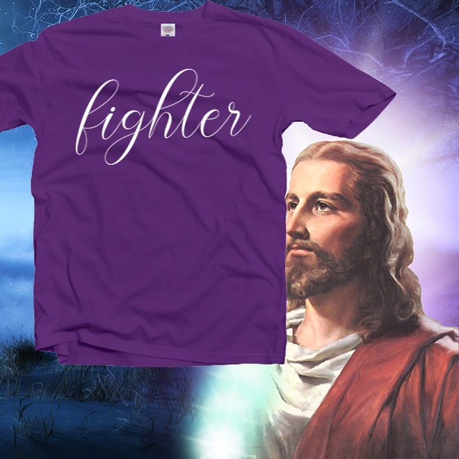 Fighter T shirt,Fighter Shirt, Survivor Shirts,Fight Like A Girl Shirt/