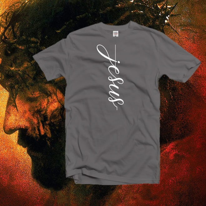Jesus T-Shirt,Christian Shirt,Faith Shirt,Vertical Cross/