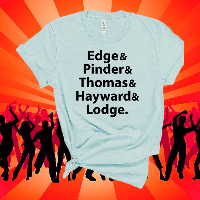 The Moody Blues Tshirt, Edge, Pinder, Thomas, Hayward, Lodge