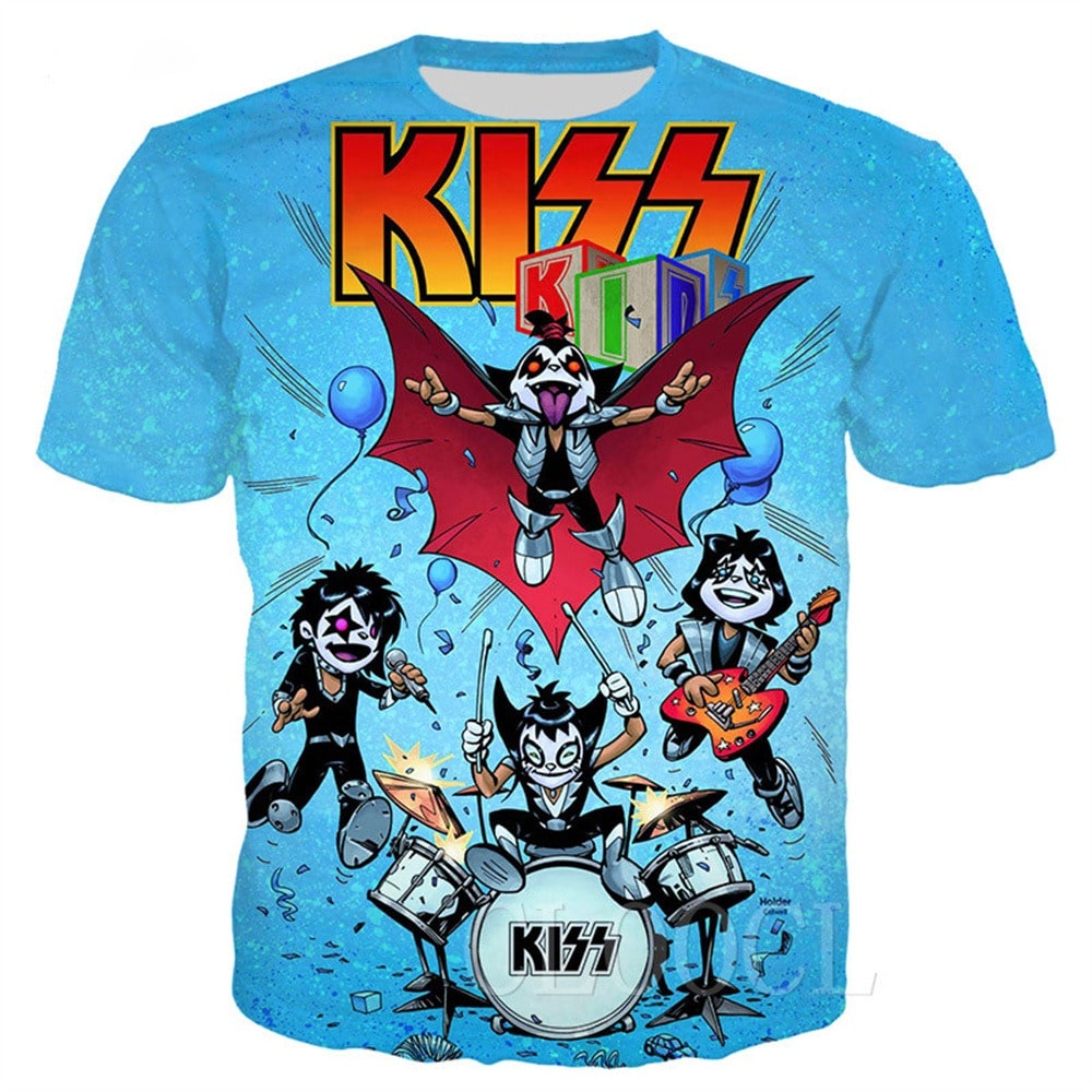 Kiss,Metal Rock Music,Makin Love Tshirt/
