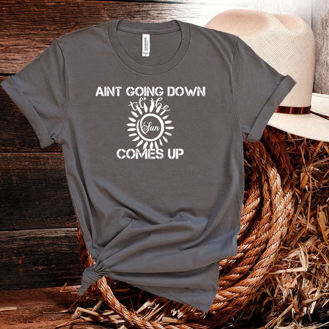 Garth Brooks,Aint goin’ down til’ the sun comes up  Music Tshirt