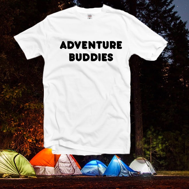 Adventure Buddies Tshirt,Travel ,Honeymoon  tshirts ,Vacation tshirts/