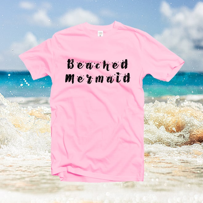 Beach mermaid tshirt,womens graphic tee,vacation shirt,travel gift/