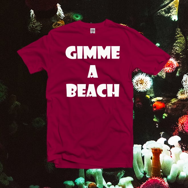 Gimme a beach tshirt,summer outdoors saying shirt,beach quotes/