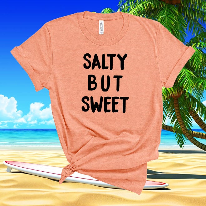 Salty but sweet tshirt  beach saying shirt,vacation t shirt/