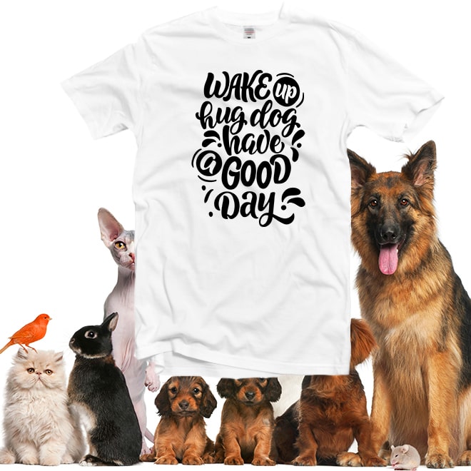 Wake up hug dog have a good day  tshirts Dog Shirt,Loves Dogs tshirts/