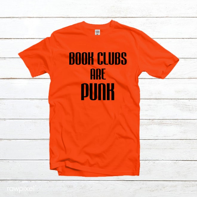Book clubs are punk,funny tshirts,womens graphic tees shirts for teens/