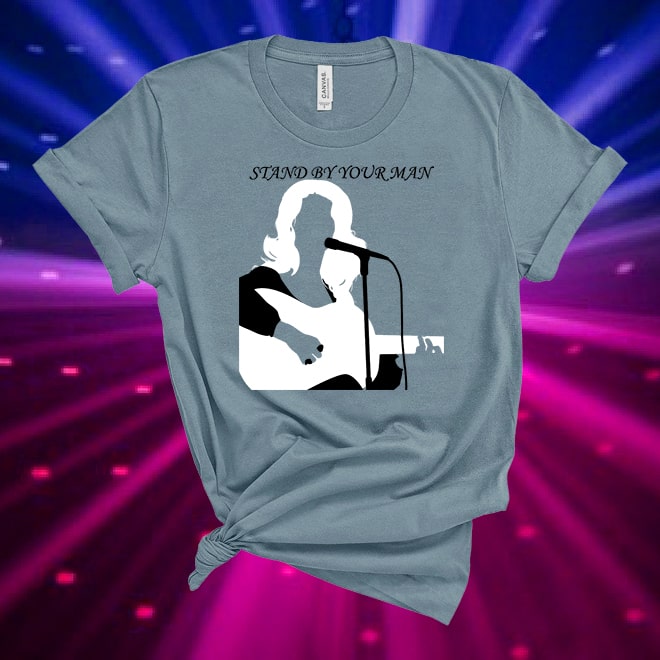 Tammy Wynette American country music singer Stand by Your Man Lyrics Tshirt