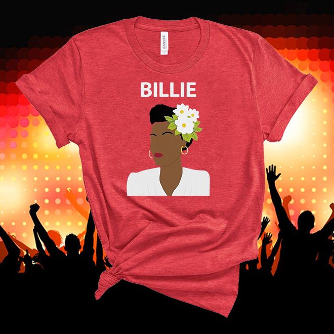 Billie Holiday American jazz and swing music singer Tshirt