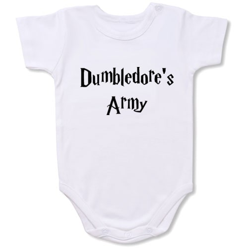 Dumbledore’s Army Bodysuit Baby Slogan onesie /