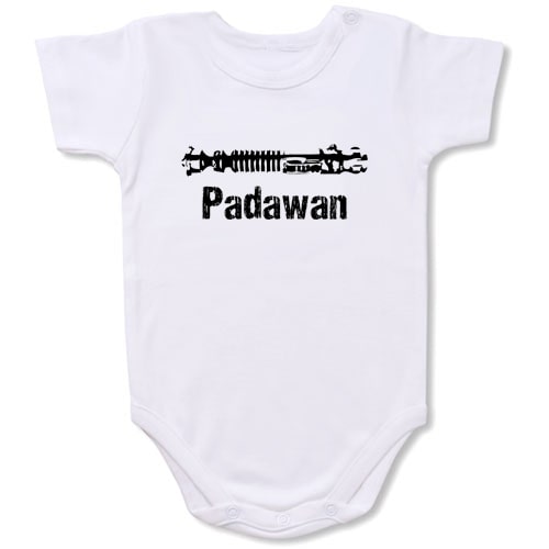Star Wars Padawan Bodysuit Baby Slogan onesie
