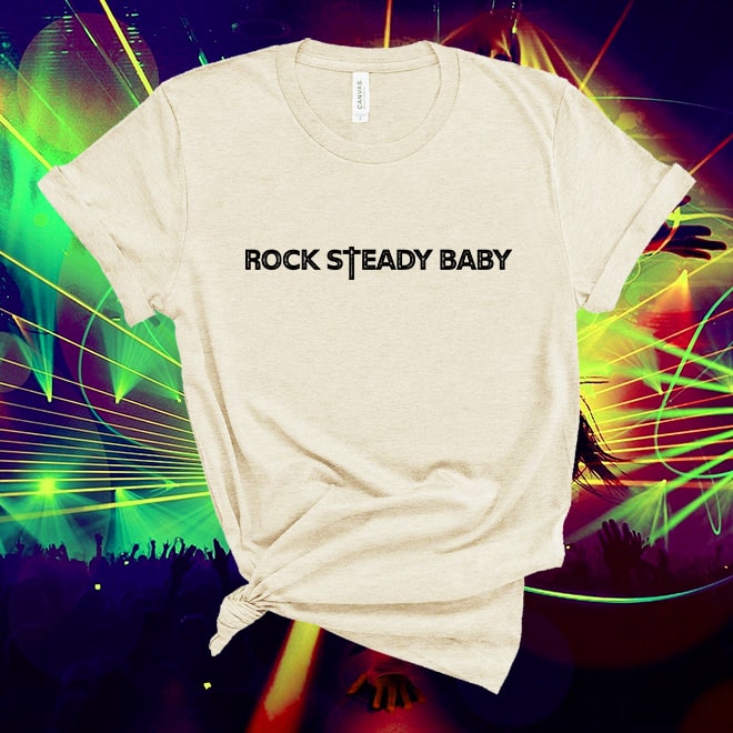 Aretha Franklin,Rock Steady Song Lyrics,Inspired Music,Festival T shirt/