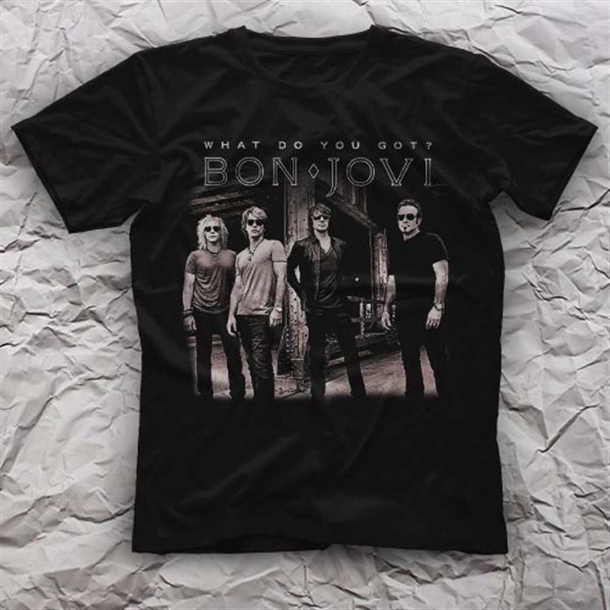 Bon Jovi What Do You Got , Music Band ,Unisex Tshirt 18/