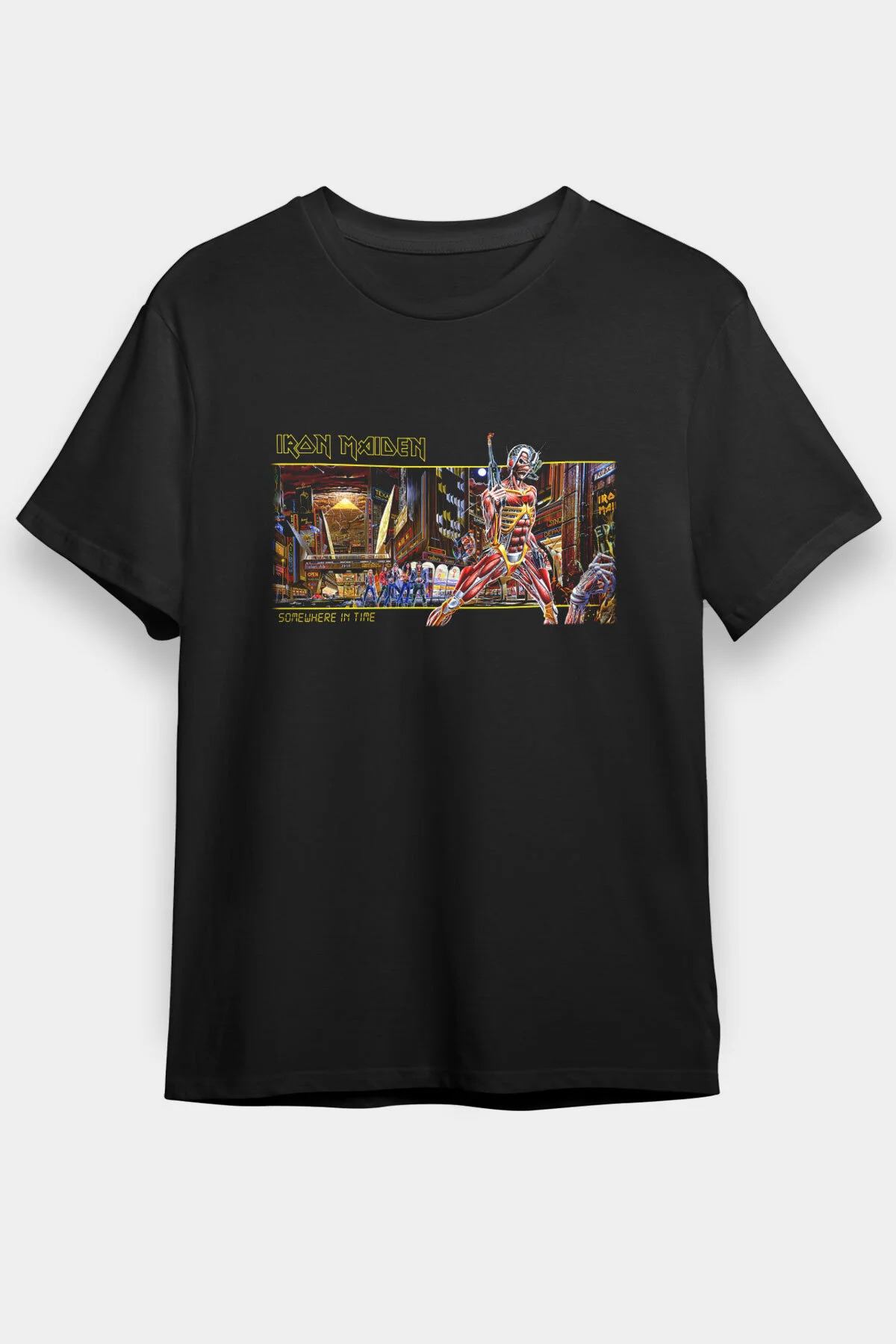 Iron Maiden T shirt ,Rock Music Band ,Unisex Tshirt  06