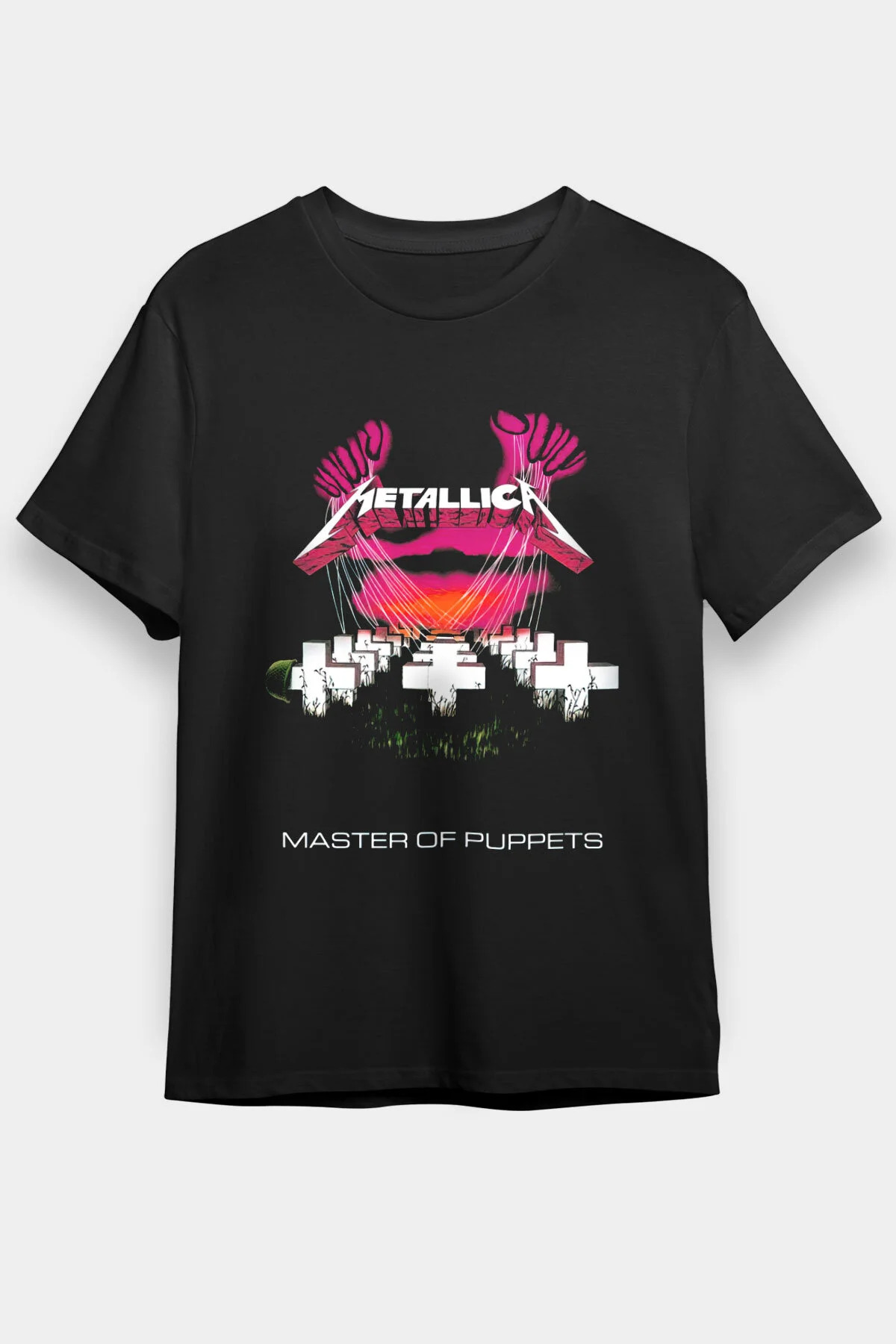 Metallica T shirt, Music Band ,master-of-puppets Tshirt 82