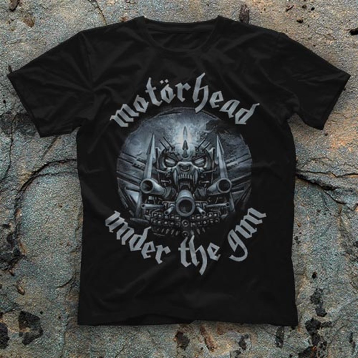 Motörhead English rock Music Band Tshirt Under The Gun Lyrics Tshirt Apparel