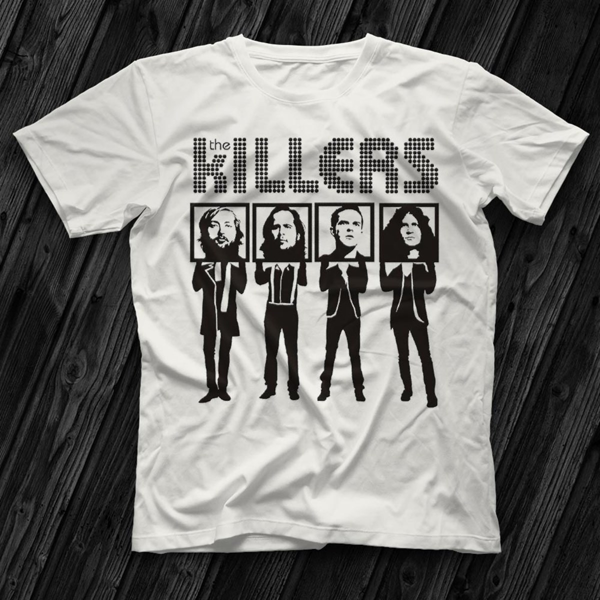 The Killers T shirt , Music Band ,Unisex Tshirt 03/