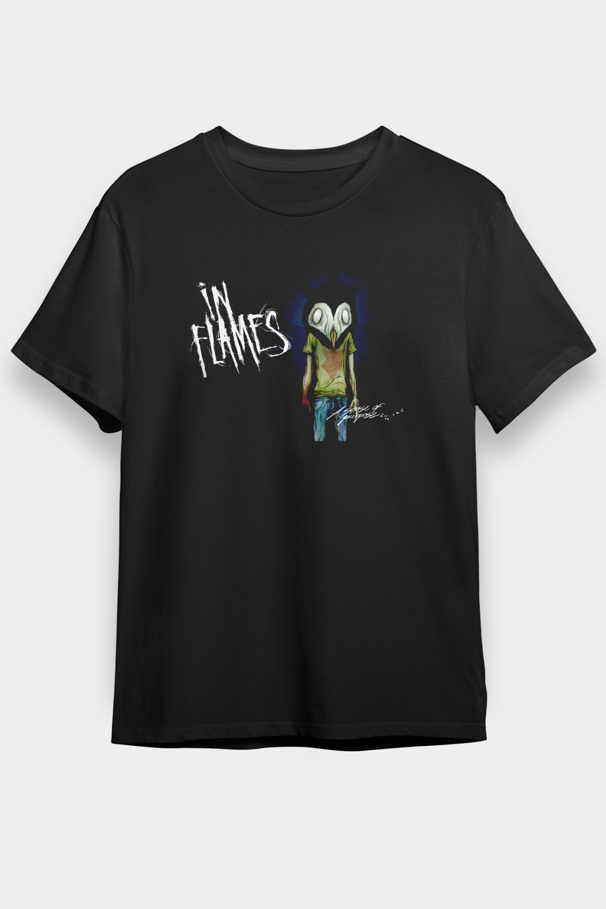 In Flames T shirt,Music Band,Unisex Tshirt 06