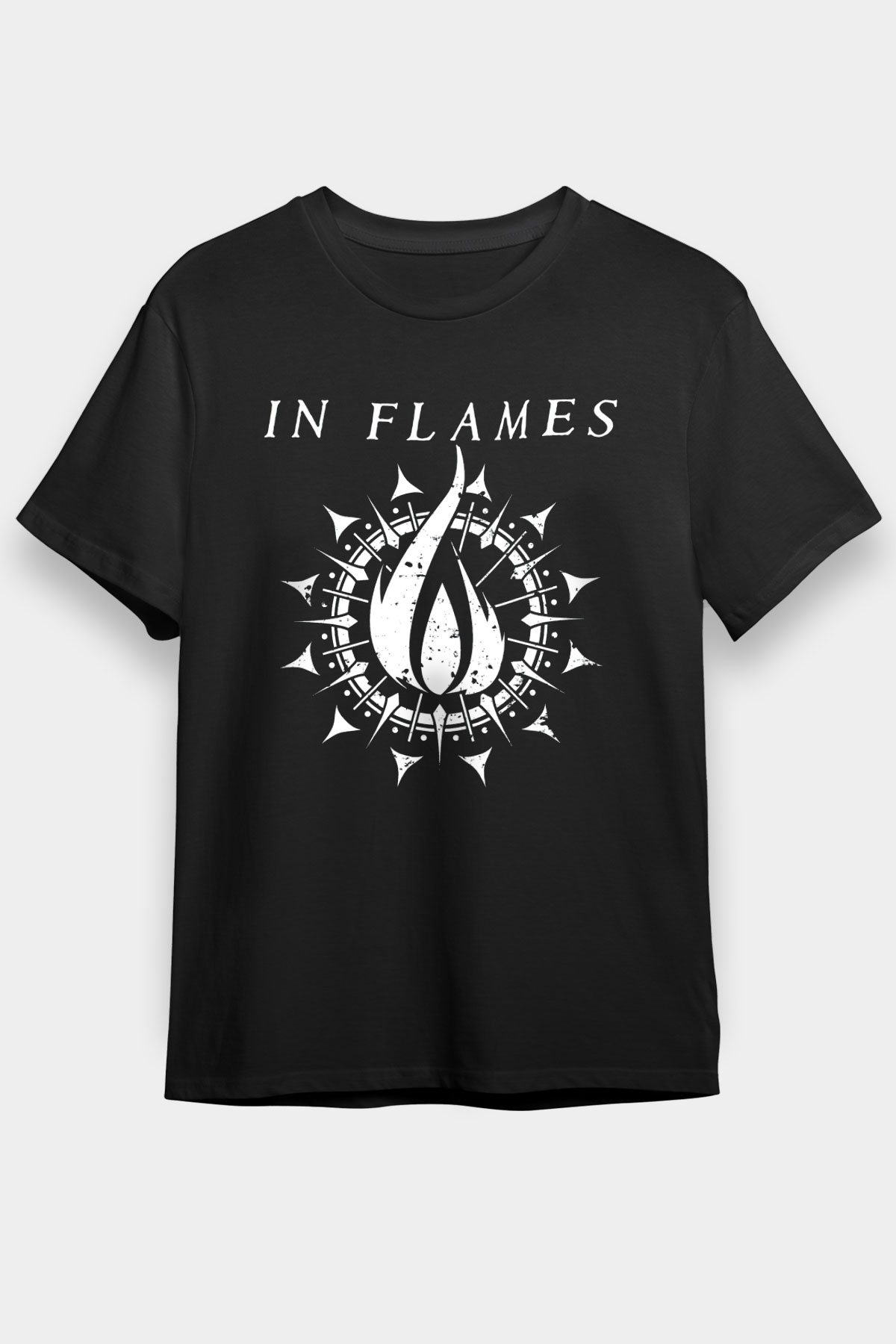 In Flames T shirt,Music Band,Unisex Tshirt 08/