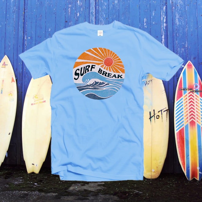 Surf Break,Beach ,summer,ocean Unisex Classic tshirt/