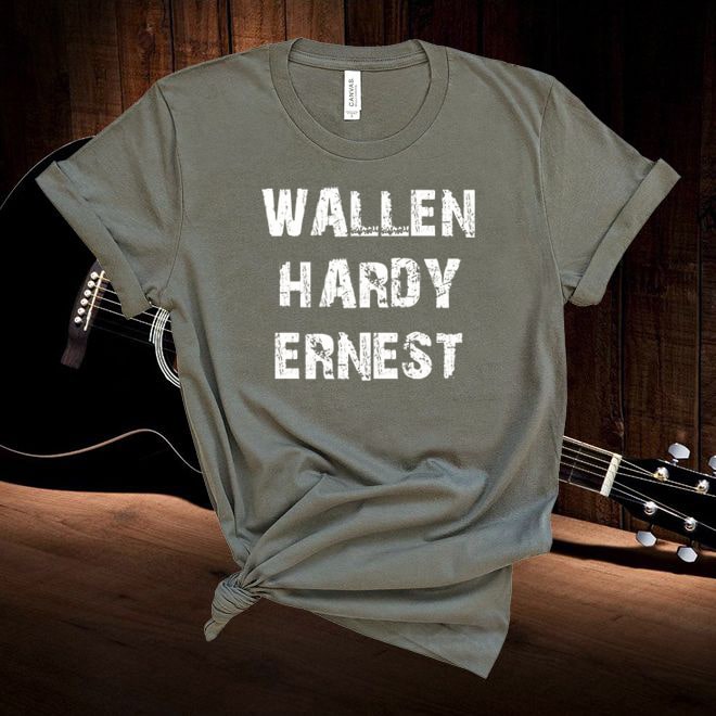 HARDY WALLEN HARDY ERNEST American country music Tshirt 