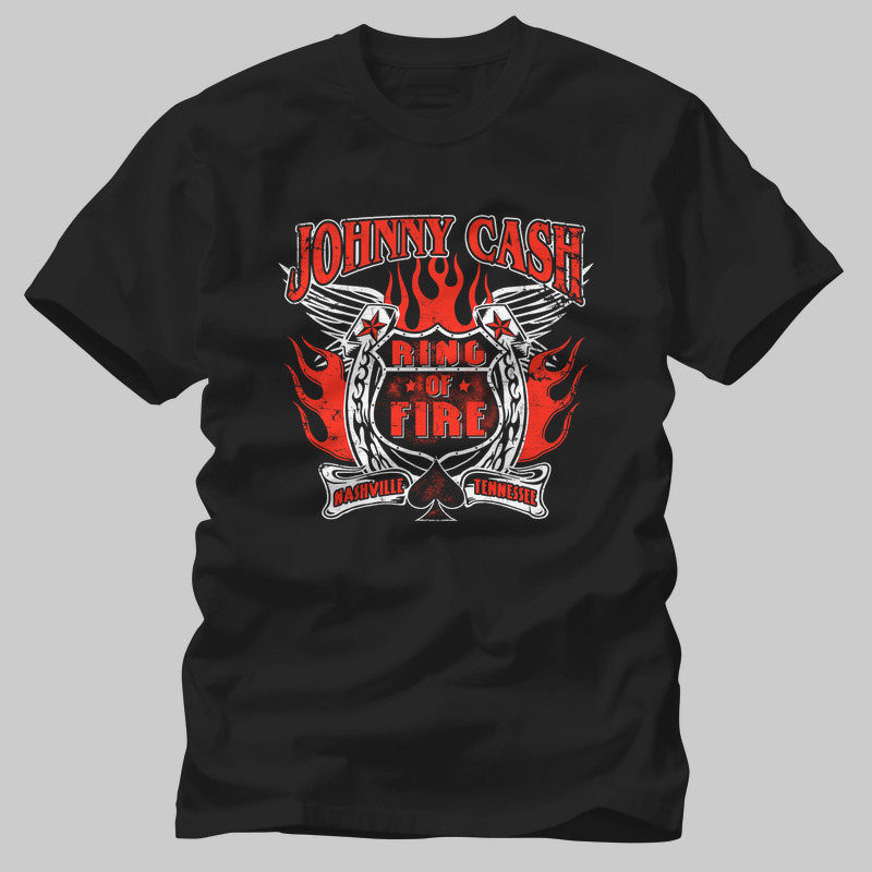 Johnny Cash,Ring Of Fire Tshirt