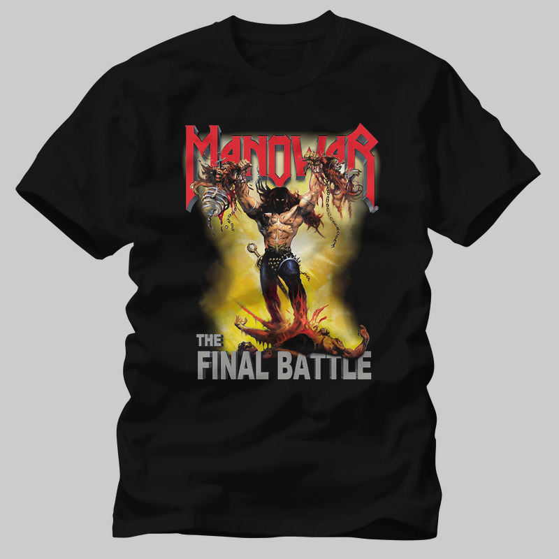 Manowar,Final Battle,Music Tshirt/