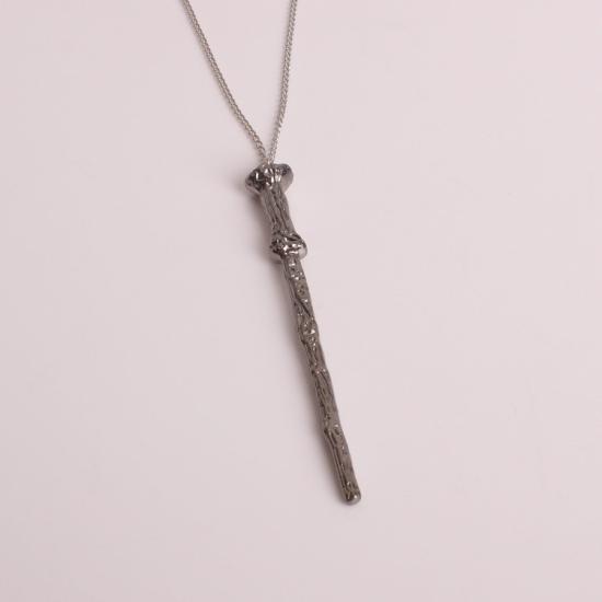 Harry Potter Dumbledore Voldemort Hermione Ron Antique Silver Necklace