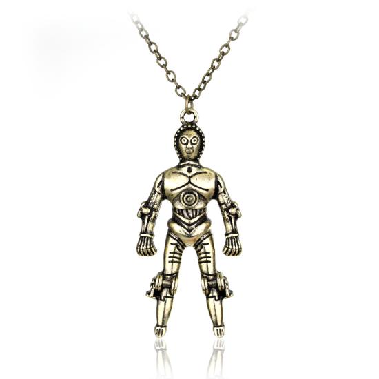 Star Wars C3PO robot Necklace