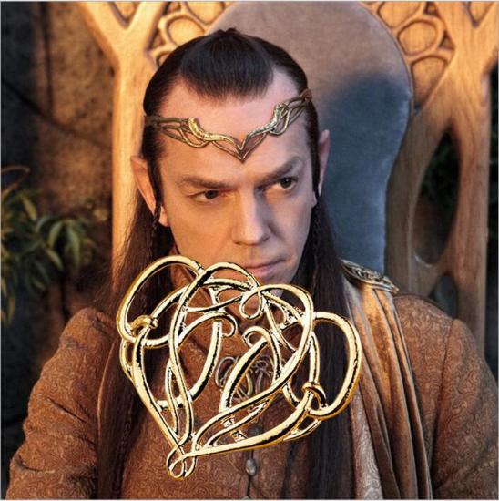 The Hobbit Elrond Goblin King Necklace/