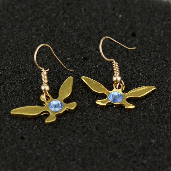 Legend of Zelda Earrings Butterfly Drop Earrings Gold/
